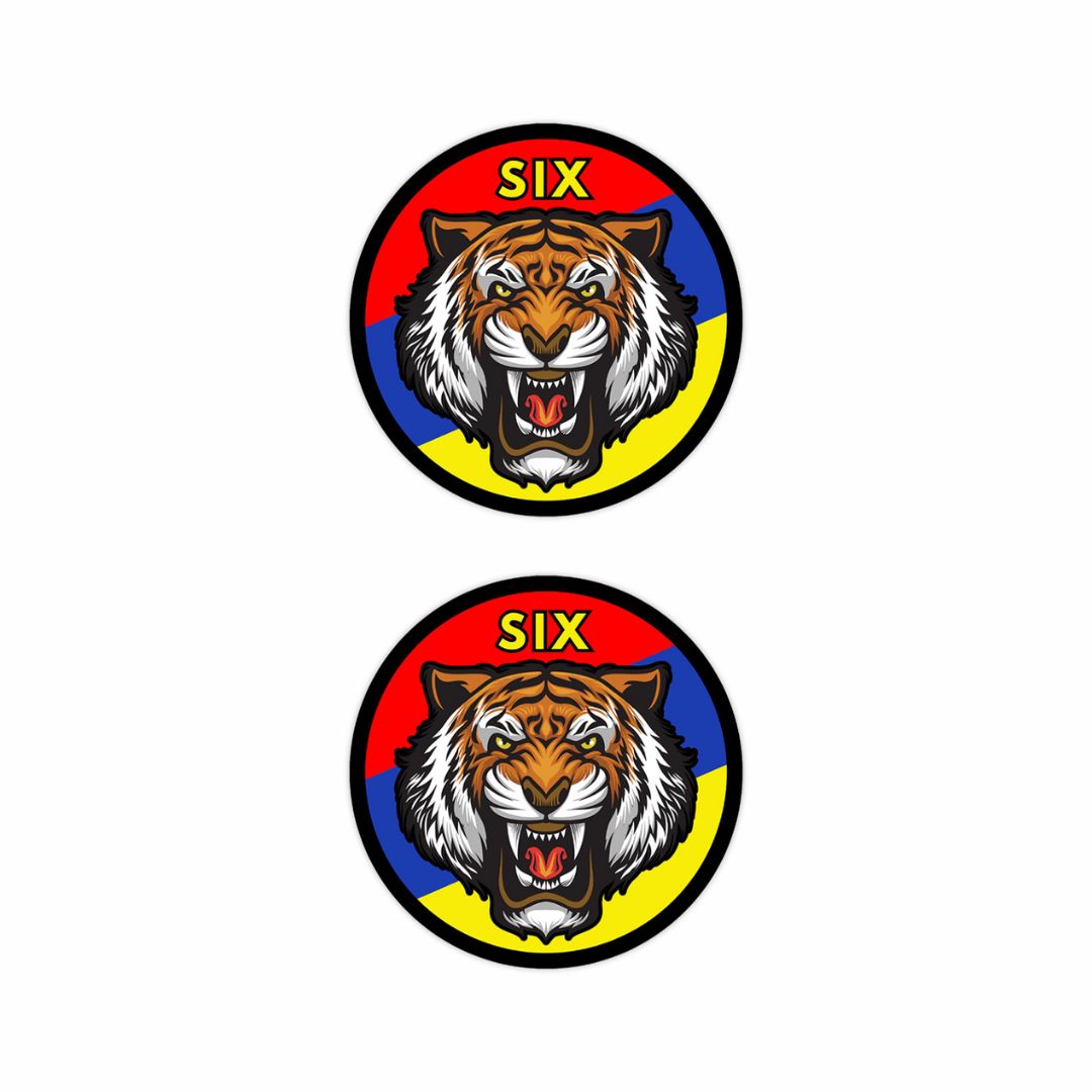 Six Dogra Infantry Regiment Sticker (Pack of 2) - Mini Military Series