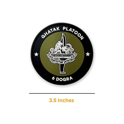Ghatak Platoon Six Dogra Infantry Regiment PVC Velcro Patch