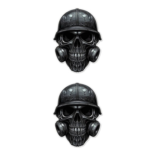 Mini Skull Tribe Sticker (Pack of 2) - Mini Military Stickers