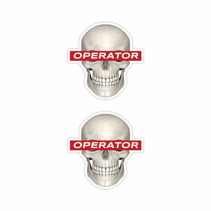 Operator Skull Sticker (Pack of 2) - Mini Military Series