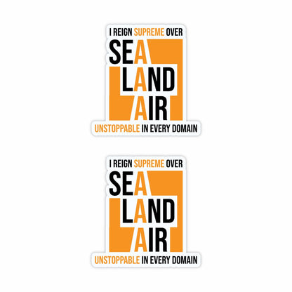 Sea Land Air Sticker