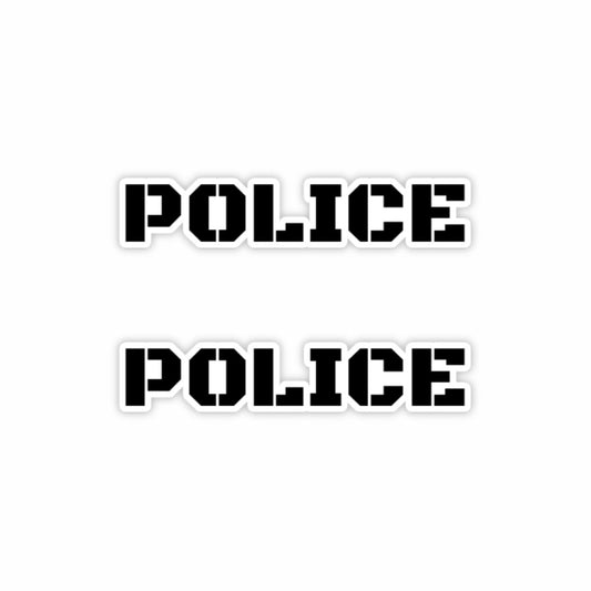 Police Sticker (Pack of 2) - Mini Military Series