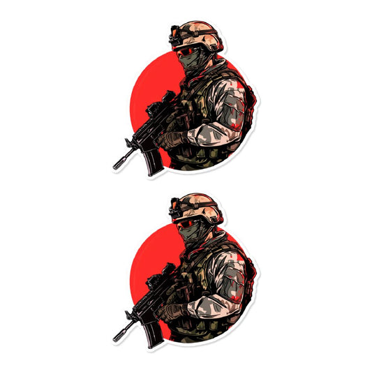 Mini Soldier’s Legacy Sticker (Pack of 2) - Mini Military Stickers