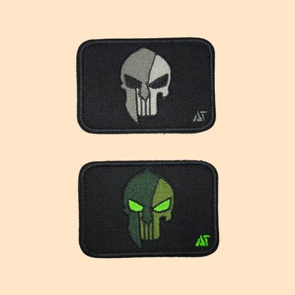 Tactical Spartan velcro patch and Morale velcro patch