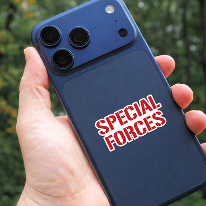 Special Forces Typography Vinyl Sticker