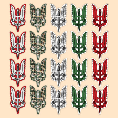 Mini Balidaan Logo Stickers - Mini Military Series