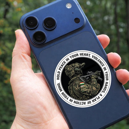 Tactical Soldier Motivational Sticker | Military Typography Sticker | DeltaTac