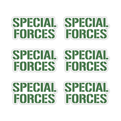 Special Forces Typography Vinyl Sticker