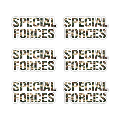 Special Forces Typography Vinyl Sticker