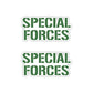 Special Forces Typography Vinyl Sticker