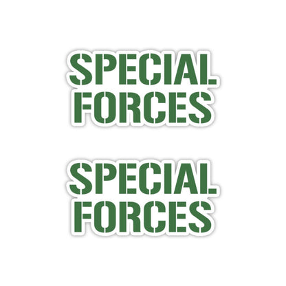 Special Forces Typography Vinyl Sticker