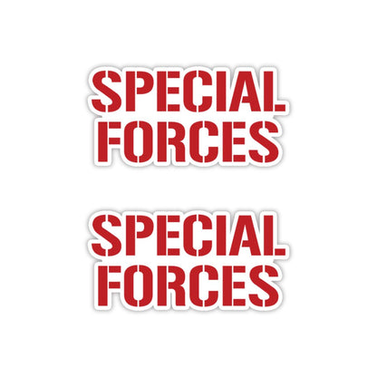 Special Forces Typography Vinyl Sticker