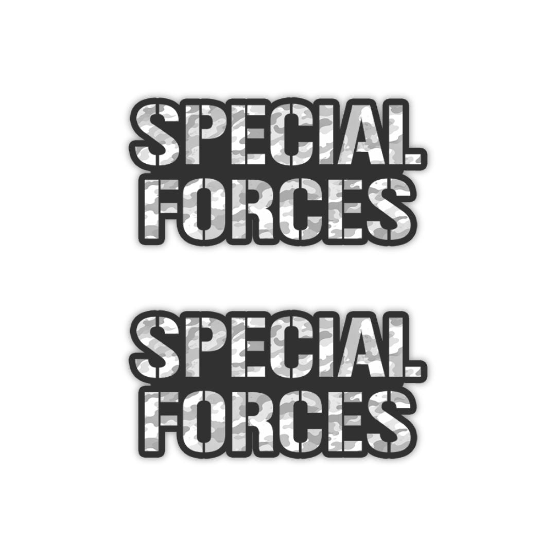 Special Forces Typography Vinyl Sticker