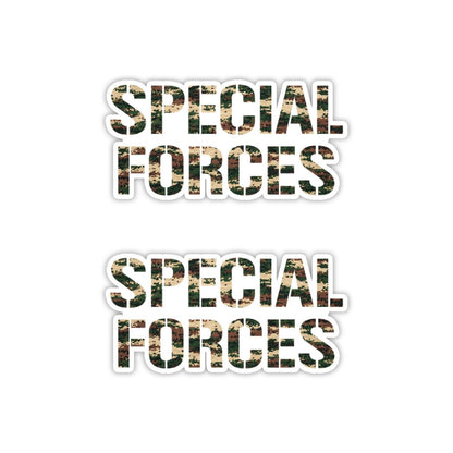 Special Forces Typography Vinyl Sticker