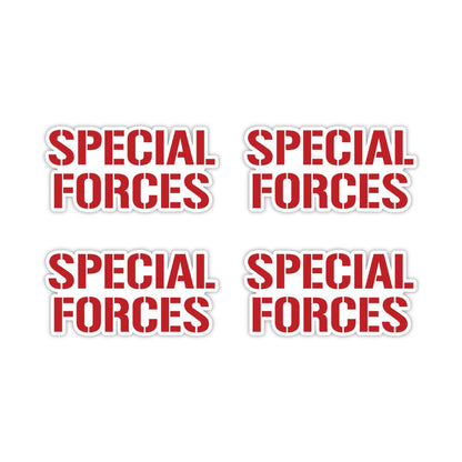 Special Forces Typography Vinyl Sticker