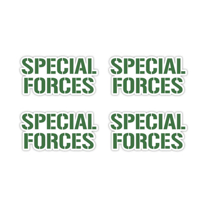 Special Forces Typography Vinyl Sticker