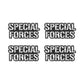 Special Forces Typography Vinyl Sticker