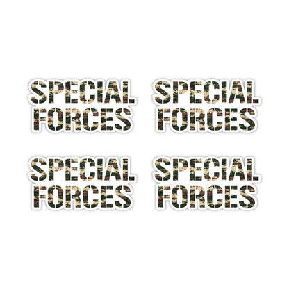 Special Forces Typography Vinyl Sticker
