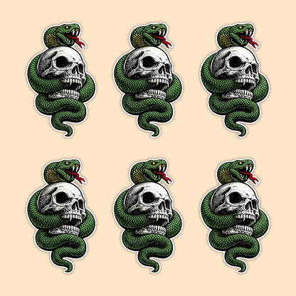 Skull Viper Vinyl Sticker
