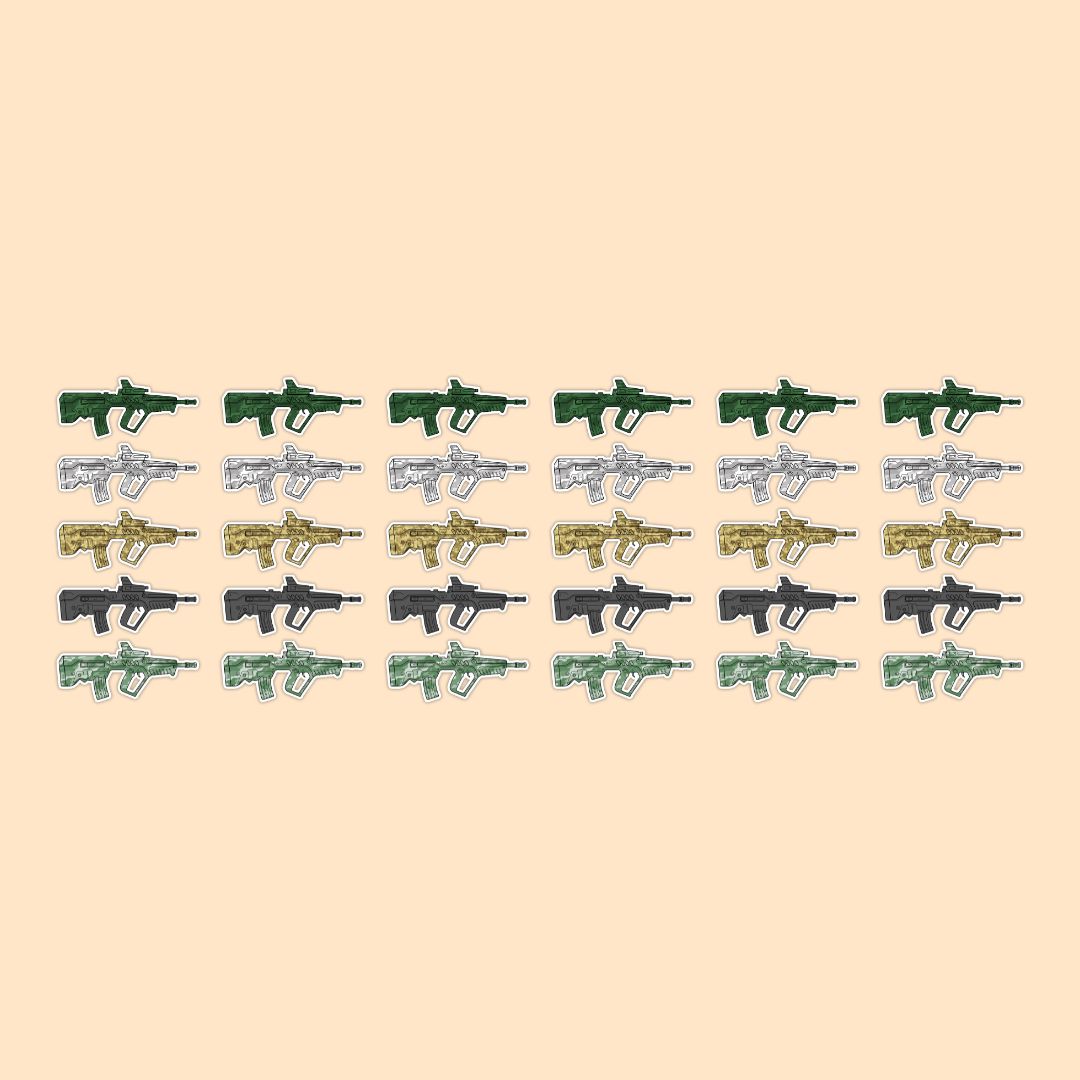 IWI Tavor Tactical Vector Vinyl Sticker | Iconic Bullpup Design