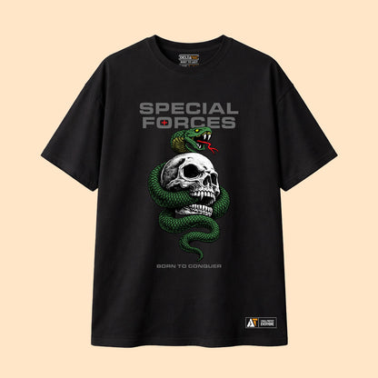 Special Forces Skull Snake T-Shirt