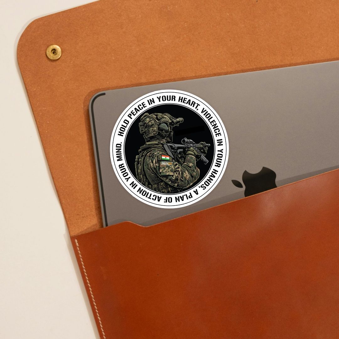 Tactical Soldier Motivational Sticker | Military Typography Sticker | DeltaTac