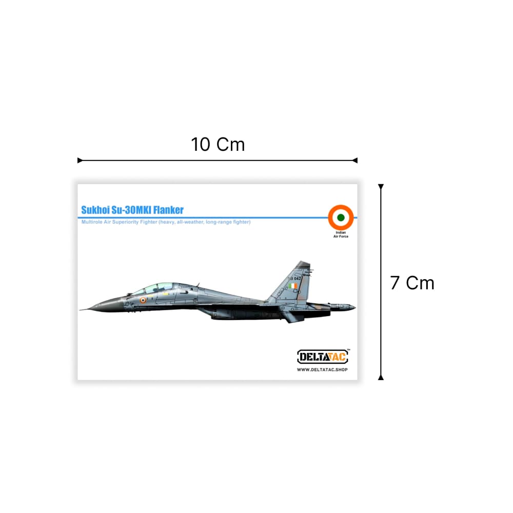 Sukhoi Su-30 MKI Flanker Sticker 