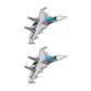 Mini Sukhoi 30 Indian Air Force Stickers (Pack of 2) - Mini Military Series