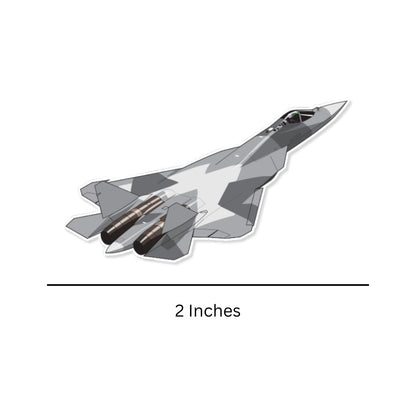 Sukhoi 57 Stickers Dimensions