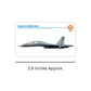 Sukhoi Su-30 MKI Flanker Sticker - Pack of 2