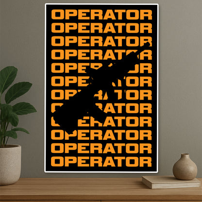 Operator Grid – Tavor Edition Poster | Tactical Wall Art