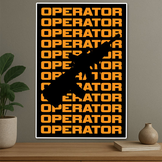Operator Grid – Tavor Edition Poster | Tactical Wall Art
