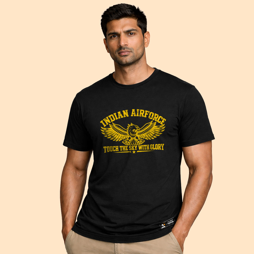 Touch the Sky T-shirt | Indian Air Force Graphic Tee | Deltatac