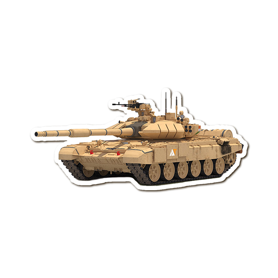 T-90 Army Tank Sleek Miniature Fridge Magnet