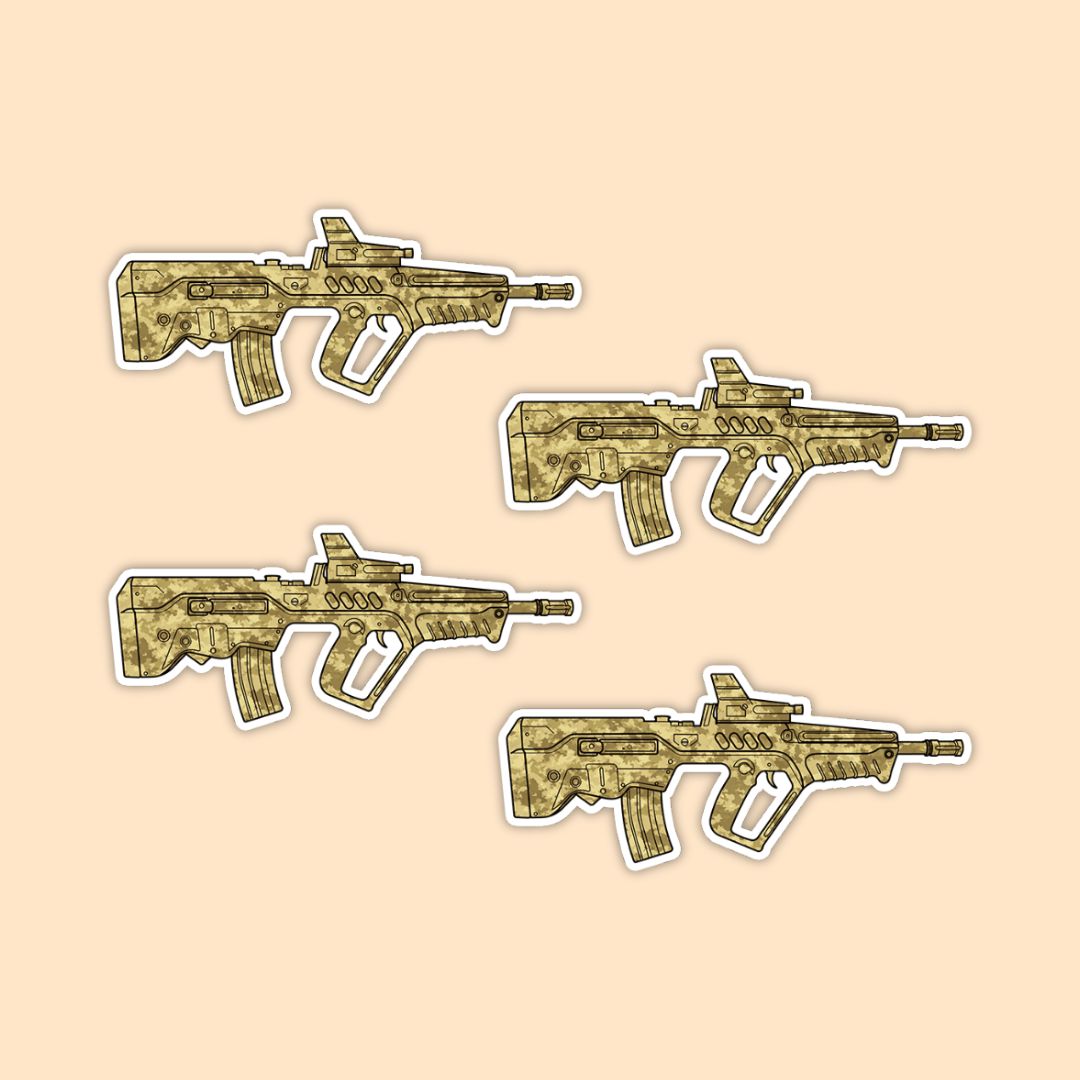 IWI Tavor Tactical Vector Vinyl Sticker | Iconic Bullpup Design