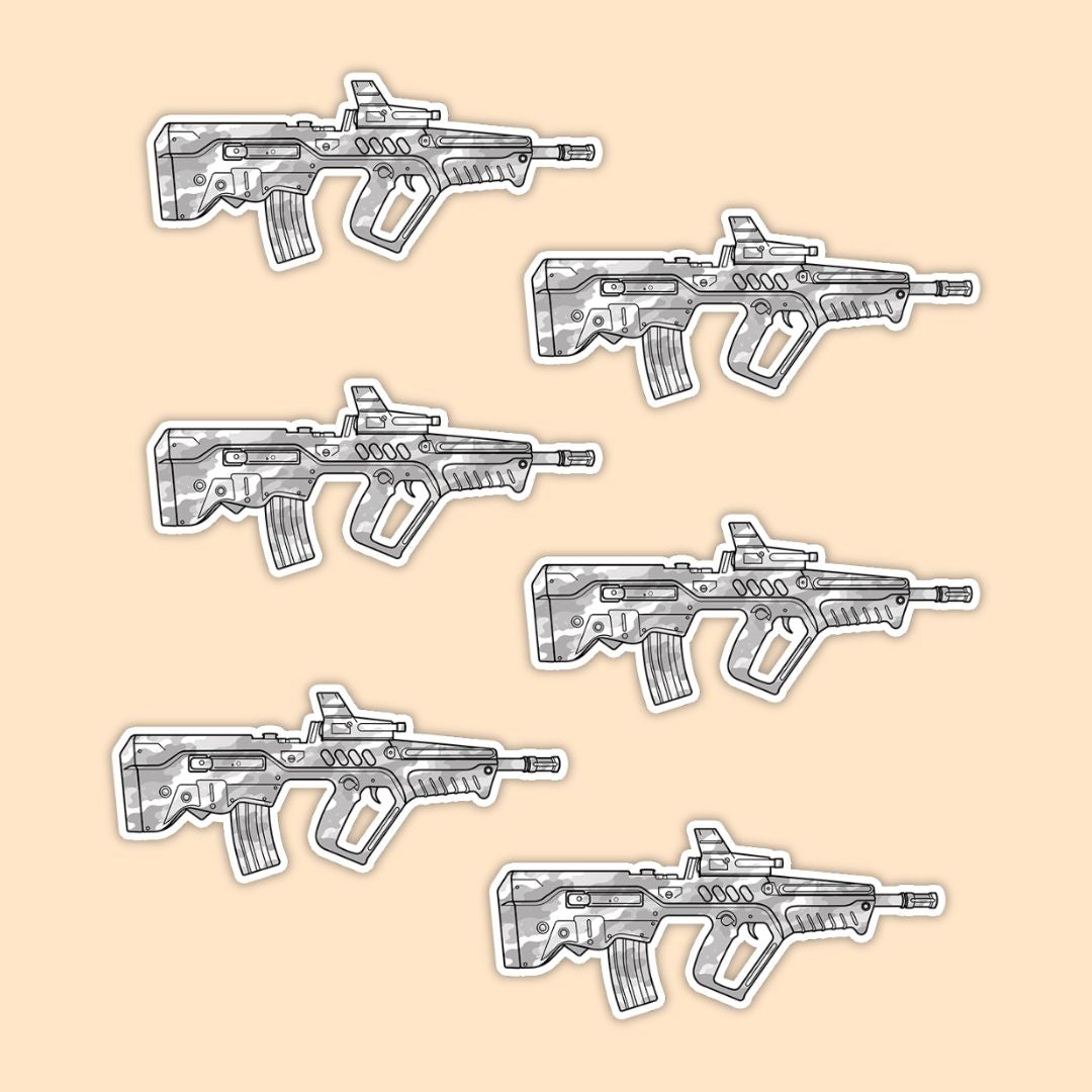 IWI Tavor Tactical Vector Vinyl Sticker | Iconic Bullpup Design