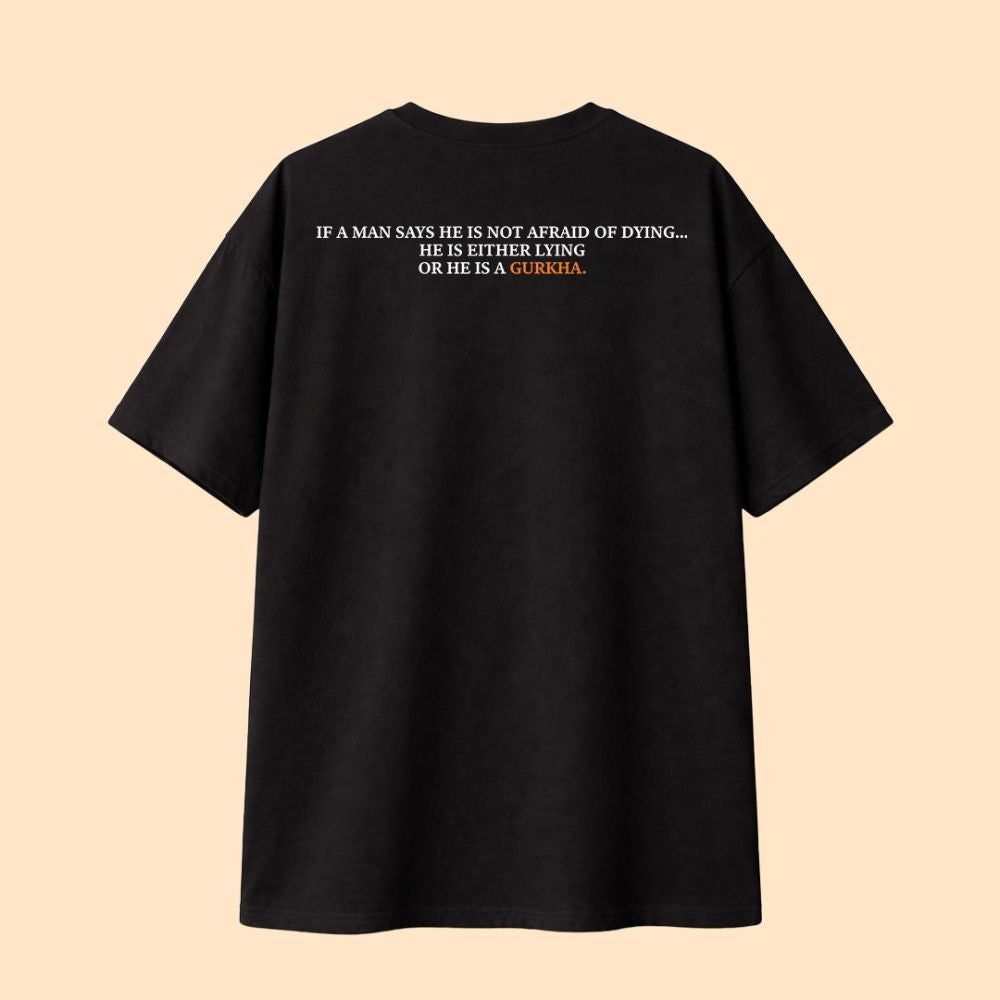 Gurkha Oversized T-Shirt – Tribute to the Fearless Warriors