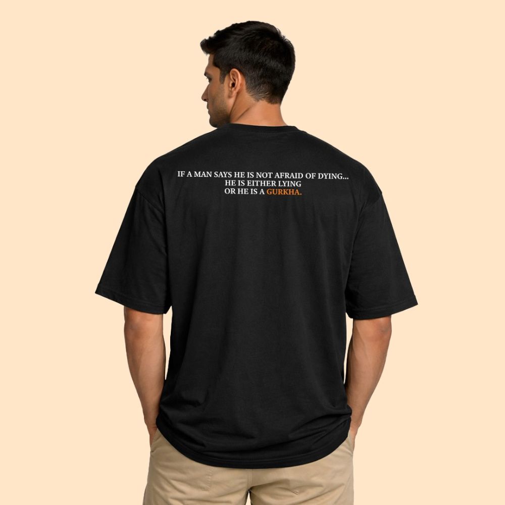 Gurkha Oversized T-Shirt – Tribute to the Fearless Warriors