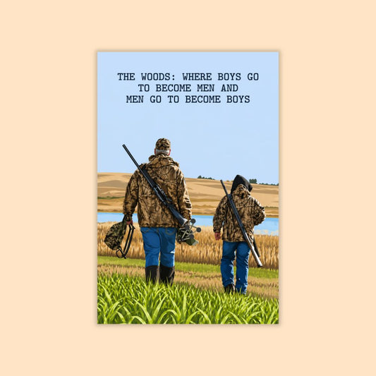 The Woodsman Creed Poster | Tactical Wall Art