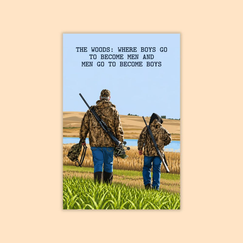 The Woodsman Creed Poster | Tactical Wall Art