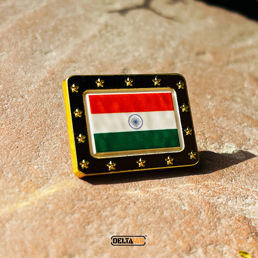 DT India Flag Lapel Pin