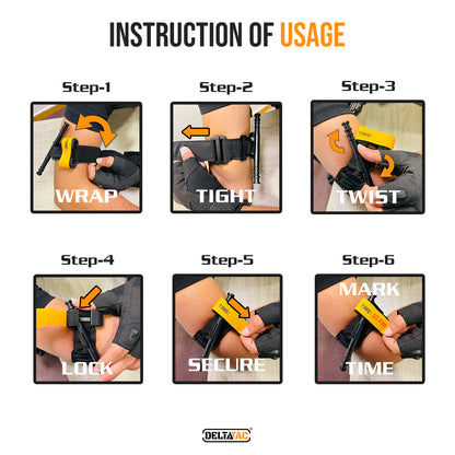 Battlefield Tourniquet - Orange - DeltaTac.shop