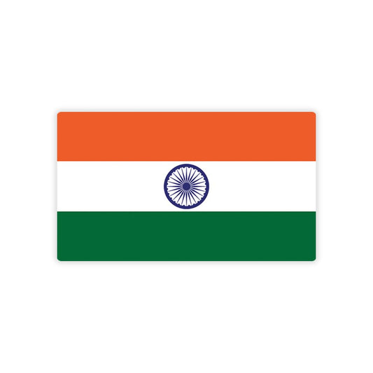Tricolor Indian National Flag Pro Sticker - Pack of 2