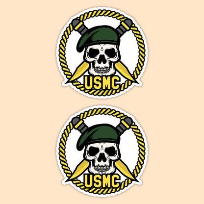 USMC PO 2 Vinyl Sticker