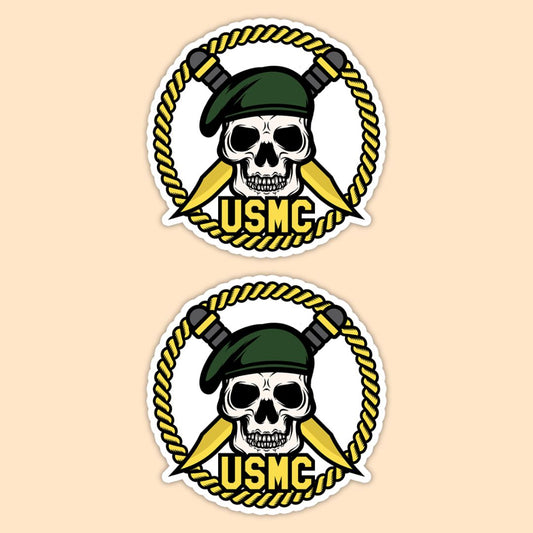 USMC PO 2 Vinyl Sticker