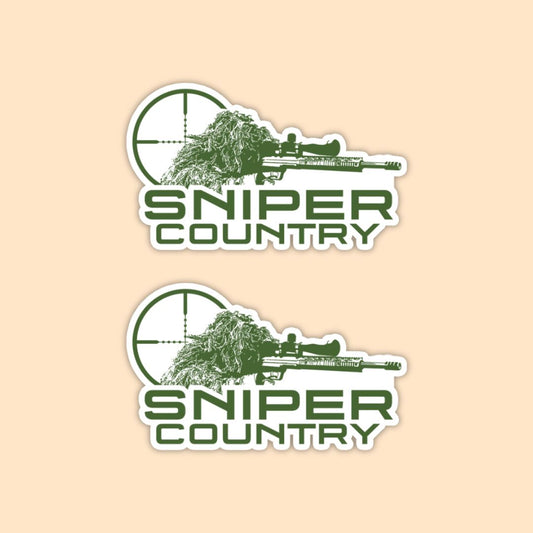 Sniper Country Vinyl Sticker