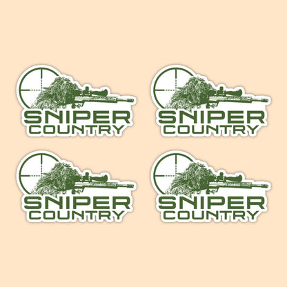 Sniper Country Vinyl Sticker