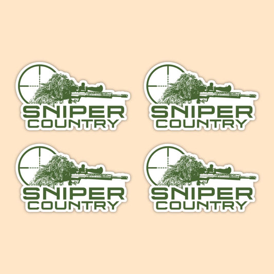Sniper Country Vinyl Sticker