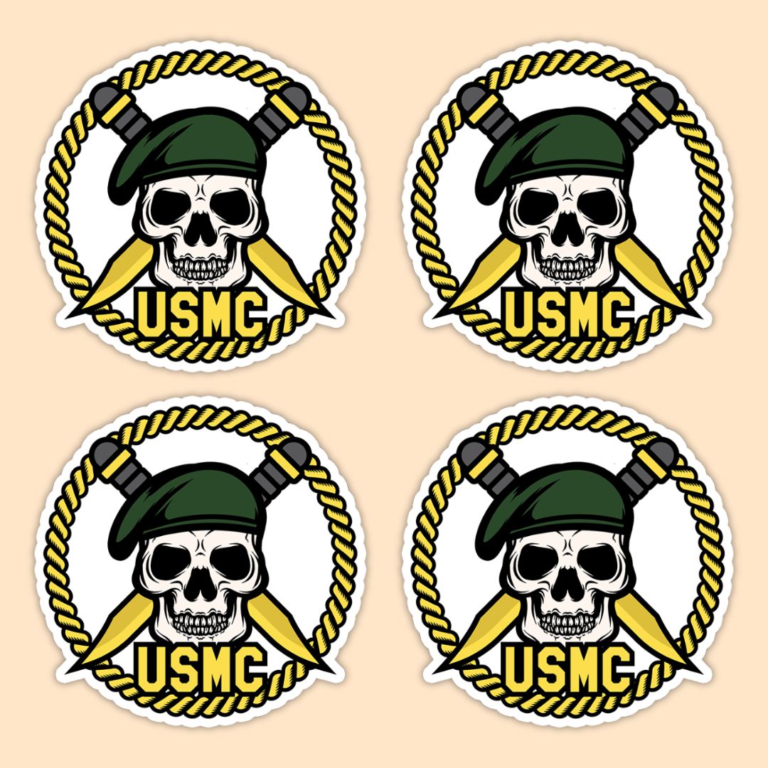 USMC PO 2 Vinyl Sticker