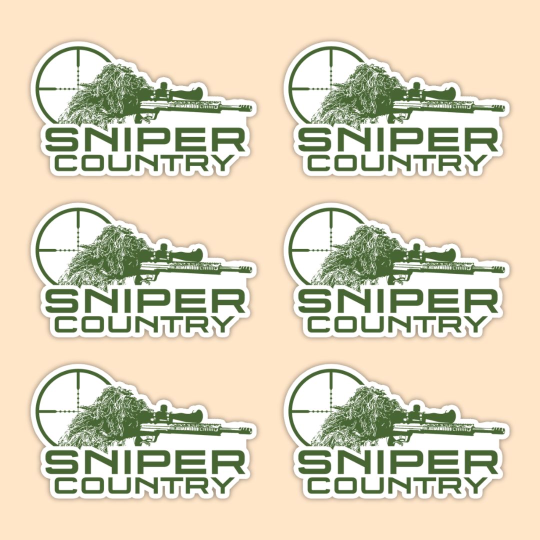 Sniper Country Vinyl Sticker